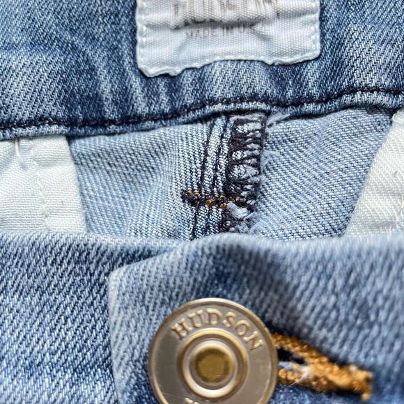 Hudson jeans, Jamie Slim Chino style, frayed hem, size 26, made is USA - Picture 2 of 7